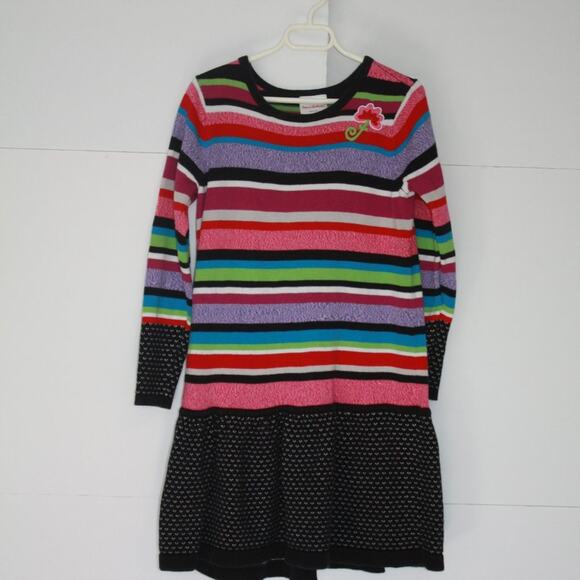 Hanna Anderson Brightly Colored Knit Dress Size US 8 (EU 180) - Picture 7 of 9